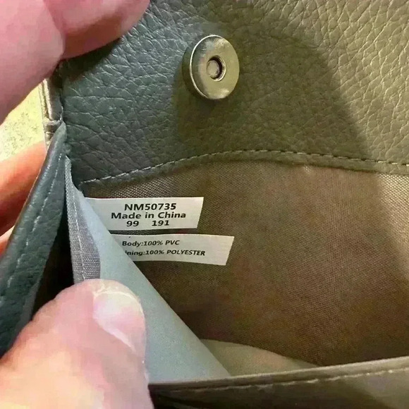 Nicole By Nicloe Miller Gray Mini Crossbody Detachable Strap Jars Not Included - Picture 9 of 14